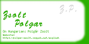 zsolt polgar business card